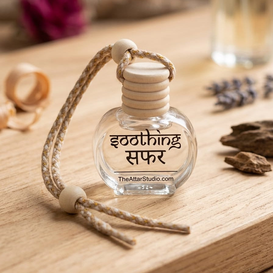 Velvet Escape Car Perfume - Premium hanging car fragrance by TheAttarStudio